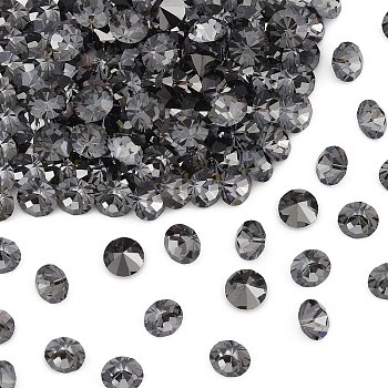 Preciosa&reg MAXIMA Crystal Round Stones, Czech Crystal, Aluminium Layer, Round(431 11 615 Chaton), 00030 260 NightFall, SS24(5.25~5.45mm)