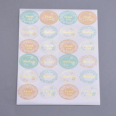 Colorful Oval Paper Stickers