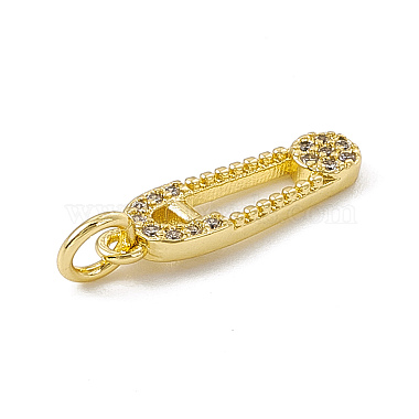 Brass Micro Pave Cubic Zirconia Pendants(ZIRC-F132-81G)-3