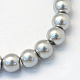 Baking Painted Pearlized Glass Pearl Round Bead Strands(HY-Q330-8mm-34)-2