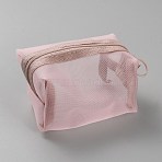 Nylon Storage Bags, Rectangle, Pink, 10.5x5.5x7.2cm(ABAG-WH20010-05C)