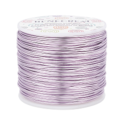 Round Aluminum Wire, Lilac, 17 Gauge, 1.2mm, about 380.57 Feet(116m)/roll(AW-BC0001-1.2mm-25)