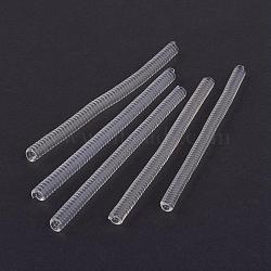 Plastic Spring Coil, Invisible Ring Size Adjuster, Round, Clear, 100x5mm(TOOL-WH0003-17B)