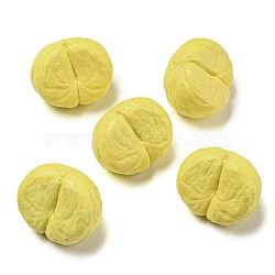 Opaque Resin Decoden Cabochons, Imitation Nut, Chestnuts, Light Khaki, 24x19.5x17mm(RESI-H156-02-23)