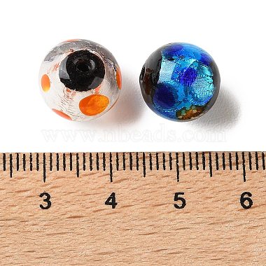 Handgemachte Silberfolie Glasperlen(LAMP-F047-04C)-3
