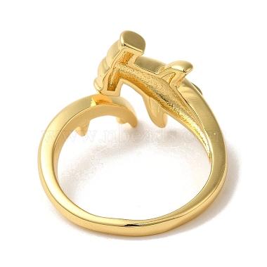 Rack Plating Brass Cuff Rings for Women(RJEW-G325-04E-G)-3