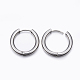 Tarnish Resistant 202 Stainless Steel Huggie Hoop Earrings(EJEW-F111-18mm-P01)-2