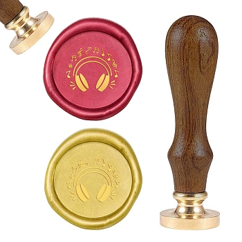 DIY Wood Wax Seal Stamp, Other Pattern, 90mm, Stamps: 25x14.5mm