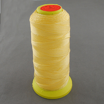 Nylon Sewing Thread, Champagne Yellow, 0.8mm, about 300m/roll