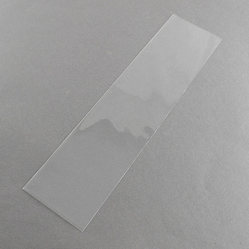 OPP Cellophane Bags, Rectangle, Clear, 28x7cm, Unilateral Thickness: 0.035mm