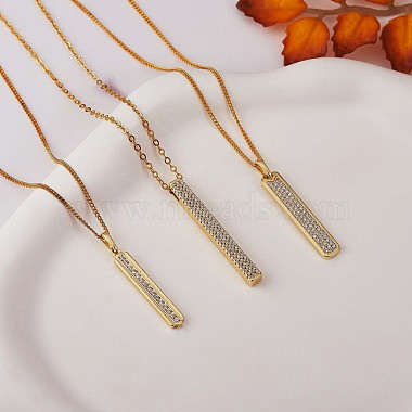 3Pcs Brass Micro Pave Clear Cubic Zirconia Pendants(JX131A)-6