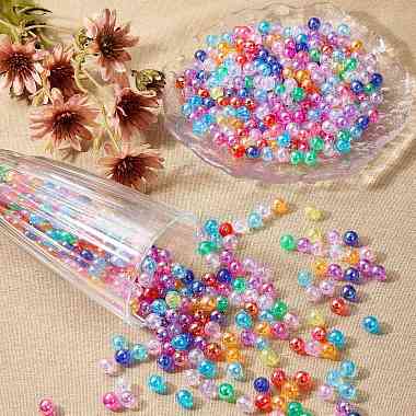140g UVメッキ透明アクリルビーズ(OACR-SZ0001-54)-3
