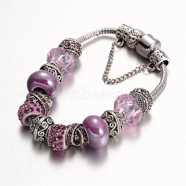Lilac Alloy Bracelets