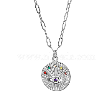 Eye Stainless Steel Necklaces