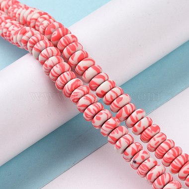 Handmade Polyester Clay Beads Strand(CLAY-P001-02A)-2