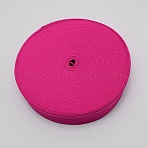Ultra Wide Thick Flat Elastic Band, Webbing Garment Sewing Accessories, Camellia, 40mm(X1-EC-WH0016-B-S014)