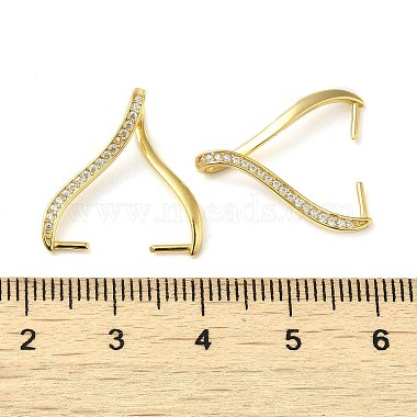 Rack Plating 925 Sterling Silver Micro Pave Clear Cubic Zirconia Ice Pick Pinch Bails(STER-NH0001-52G)-3