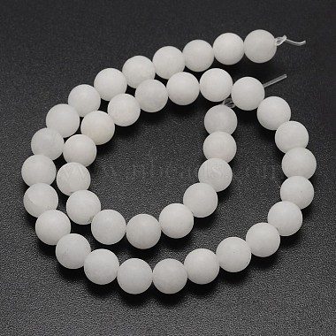 Natural White Jade Beads Strands(X-G-D671-4mm)-2