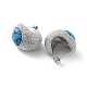 304 Stainless Steel Stud Earrings(EJEW-D095-20P)-2