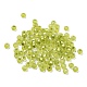 cuentas de semillas de vidrio revestidas de plata esmerilada(GLAA-Q096-02C)-1