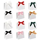 White Cardboard Paper Wedding Candy Boxes with Ribbon(CON-FZC0002-002D)-2