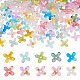 40g 10 couleurs de perles acryliques givr&eacute;es(MACR-TA0002-33)-2