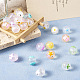 Pandahall 24Pcs 12 Styles Transparent Hand Painting Acrylic Beads(OACR-TA0001-29)-6