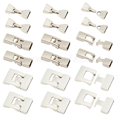 Antique Silver Alloy Snap Lock Clasps