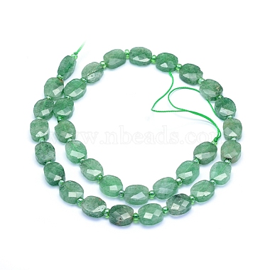 Natural Green Strawberry Quartz Beads Strands(G-L552K-01B)-3