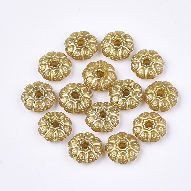 Goldenrod Flower Acrylic Beads