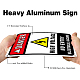 Globleland UV Protected & Waterproof Aluminum Warning Signs(AJEW-GL0001-01B-05)-4