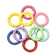 10Pcs Spray Painted Alloy Spring Gate Rings(FIND-YW0001-56)-3