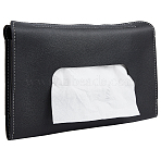 Imitation Leather Car Tissue Bag, Rectangle, Black, 233x151x13.5mm(AJEW-GF0002-52C)