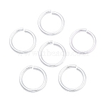 Aluminum Open Jump Rings, Saw Cut Round, Silver, 15x2mm, 12 Gauge, Inner Diameter: 11mm(FIND-G086-01D-S)