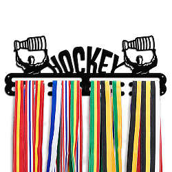 Iron Medal Hanger Holder Display Wall Rack, with Screws, Word, 400x150mm(ODIS-WH0021-942)