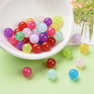 Imitation Jade Acrylic Beads(X-SACR-S188-10mm-M)-3