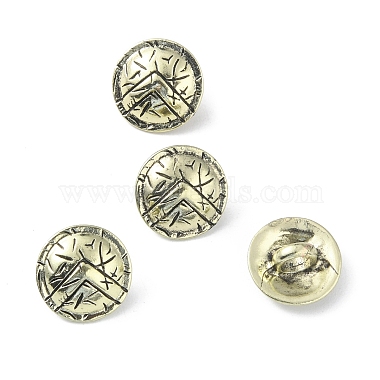 Alloy Shank Buttons(FIND-WH0111-334AG)-2