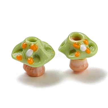 Handmade Bumpy Lampwork Beads(LAMP-S067-01E)-3