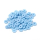 Flat Round Eco-Friendly Handmade Polymer Clay Beads(CLAY-R067-6.0mm-36)-4