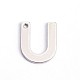304 Stainless Steel Letter Charms(X-STAS-O072-U)-1