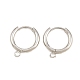 Brass Hoop Earring Findings(KK-CBA8A92-01P)-1