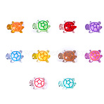 Luminous Resin Tortoise Display Decorations, for Home Office Desktop Decoration, Glow in the Dark, Mixed Color, 21x14mm(DJEW-WH0039-142C)