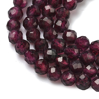 grenat naturels brins de perles(X-G-B168-A05-4mm)-4