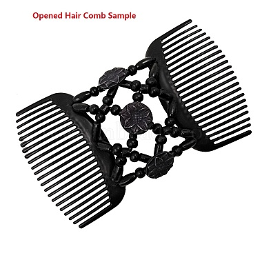 Plastic Hair Bun Maker(OHAR-S197-017)-4