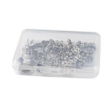 40Pcs 4 Size 304 Stainless Steel Stud Earring Findings(STAS-YW0001-56)-7