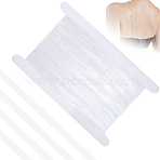 60M TPU Non-slip Bra Straps, Clear, 8x0.12mm(DIY-GF0013-58B)