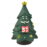 Resin Christmas Theme Miniature Ornaments, Micro Landscape Home Dollhouse Accessories, Tree, 51x90mm(XMAS-PW0001-090D)