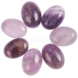 Natural Amethyst Flat Back Cabochons, Oval, 18x13mm(PH-G-G741-13x18mm)