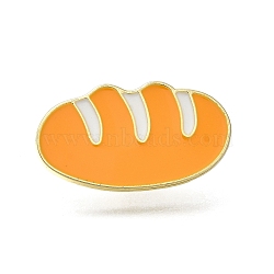 Food Theme Enamel Pins, Alloy Brooches for Backpack Clothes, Hotdog, 13.5x24mm(JEWB-Q009-05A)