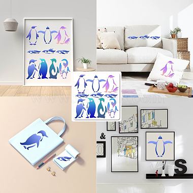 PET Plastic Hollow Out Drawing Painting Stencils Templates(DIY-WH0244-281)-6